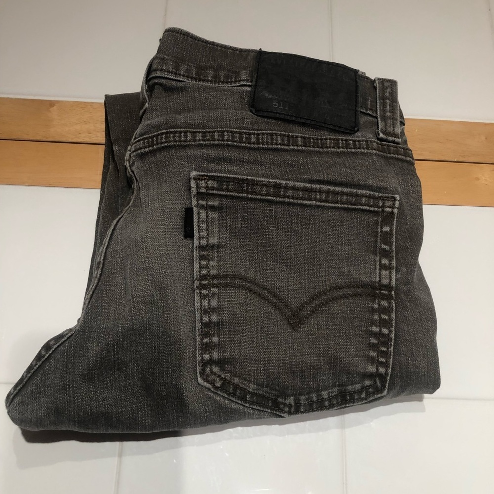 Men’s 511 Levi’s 30 X 30 dark green/brown color